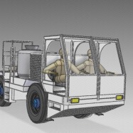 Nacelle pour travaux minier